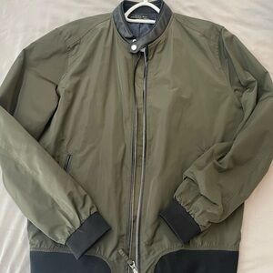 ZARA Olive Green Bomber Jacket – Men’s XXL